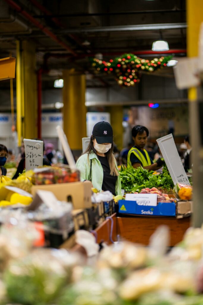 L’intérieur du Borough market à londres