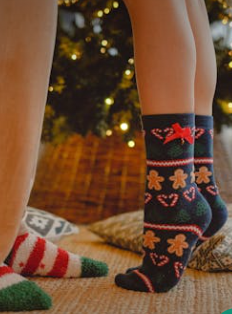 Paire de chaussettes de Noël