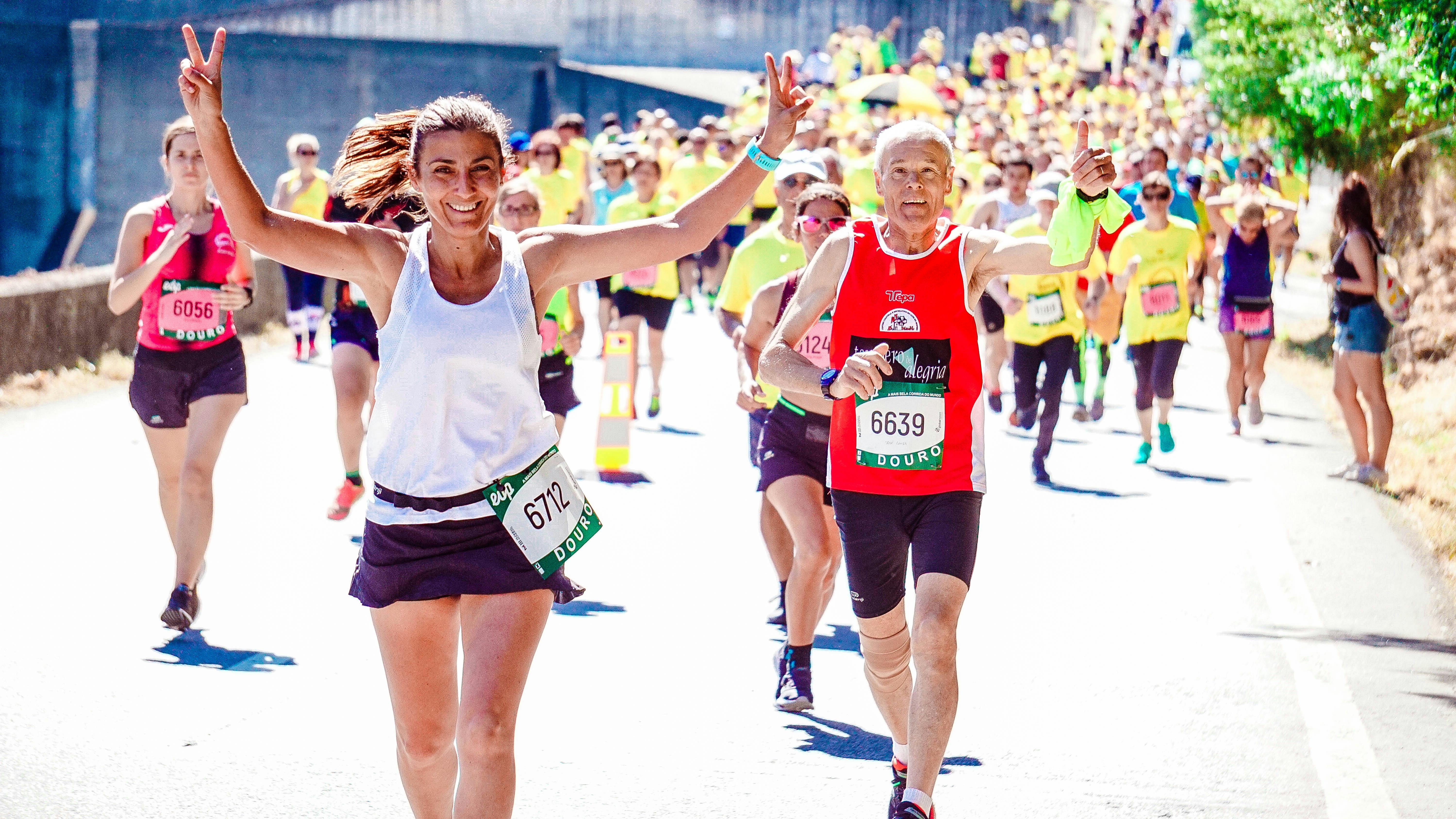 Ambiance de fringe lors d'une course 